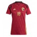 Camiseta Bélgica Orel Mangala #18 Primera Equipación Replica Eurocopa 2024 para mujer mangas cortas